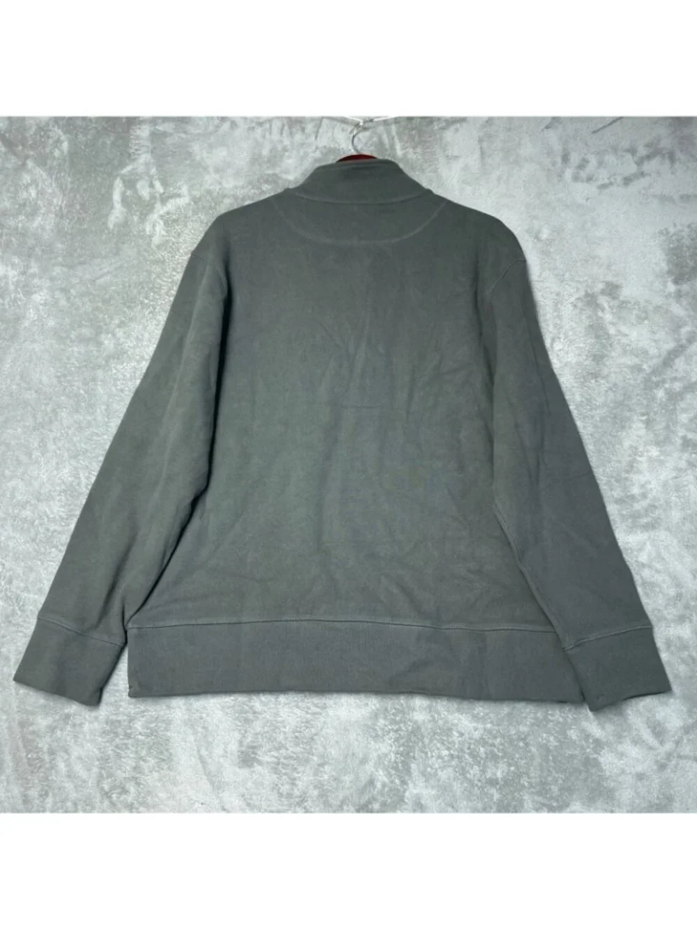 Banana Republic Men's XL Green  1/4-Zip Pullover Sweatshirt Cotton Blend e1434